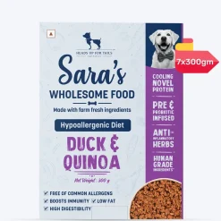 Sara's Wholesome Hypoallergenic Duck & Quinoa Wet Dog Food