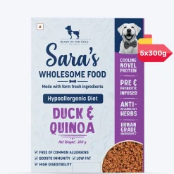 Sara's Wholesome Hypoallergenic Duck & Quinoa Wet Dog Food