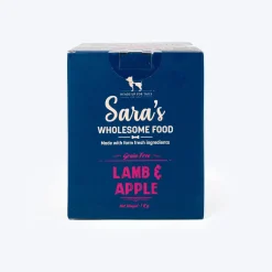 Sara's Wholesome Lamb & Apple Dog Food Small Dogs 10x100g
