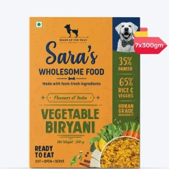 Sara's Wholesome Vegetable Biryani Wet Dog Food Vegetarian