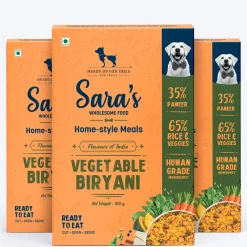 Sara's Wholesome Vegetable Biryani Wet Dog Food Vegetarian