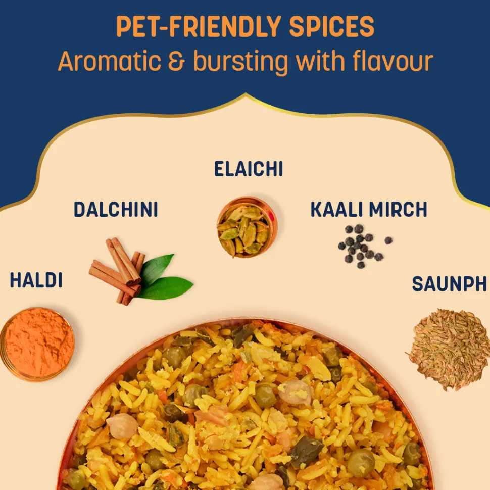 Sara's Wholesome Vegetable Biryani Wet Dog Food Vegetarian