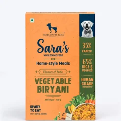 Sara's Wholesome Vegetable Biryani Wet Dog Food Vegetarian