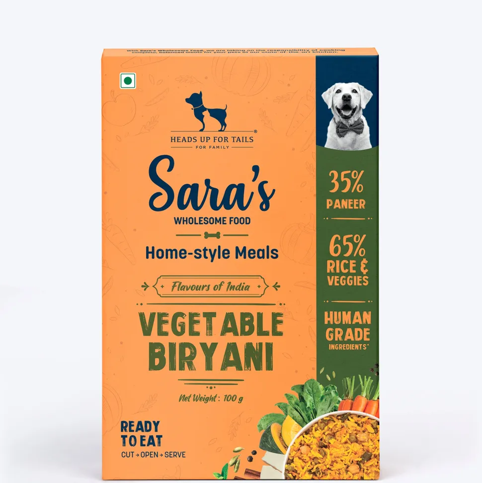 Sara's Wholesome Vegetable Biryani Wet Dog Food Vegetarian