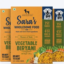 Sara's Wholesome Vegetable Biryani Wet Dog Food Vegetarian