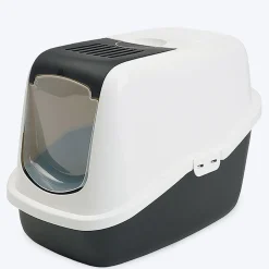 Savic Nestor Cat Toilet - Black - 22 x 15 x 15 inch