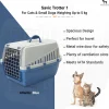 Savic Trotter 1 - Dog & Cat Carrier - Atlantic Blue - 19 x 13 x 12 inch - Holds up to 5 kg