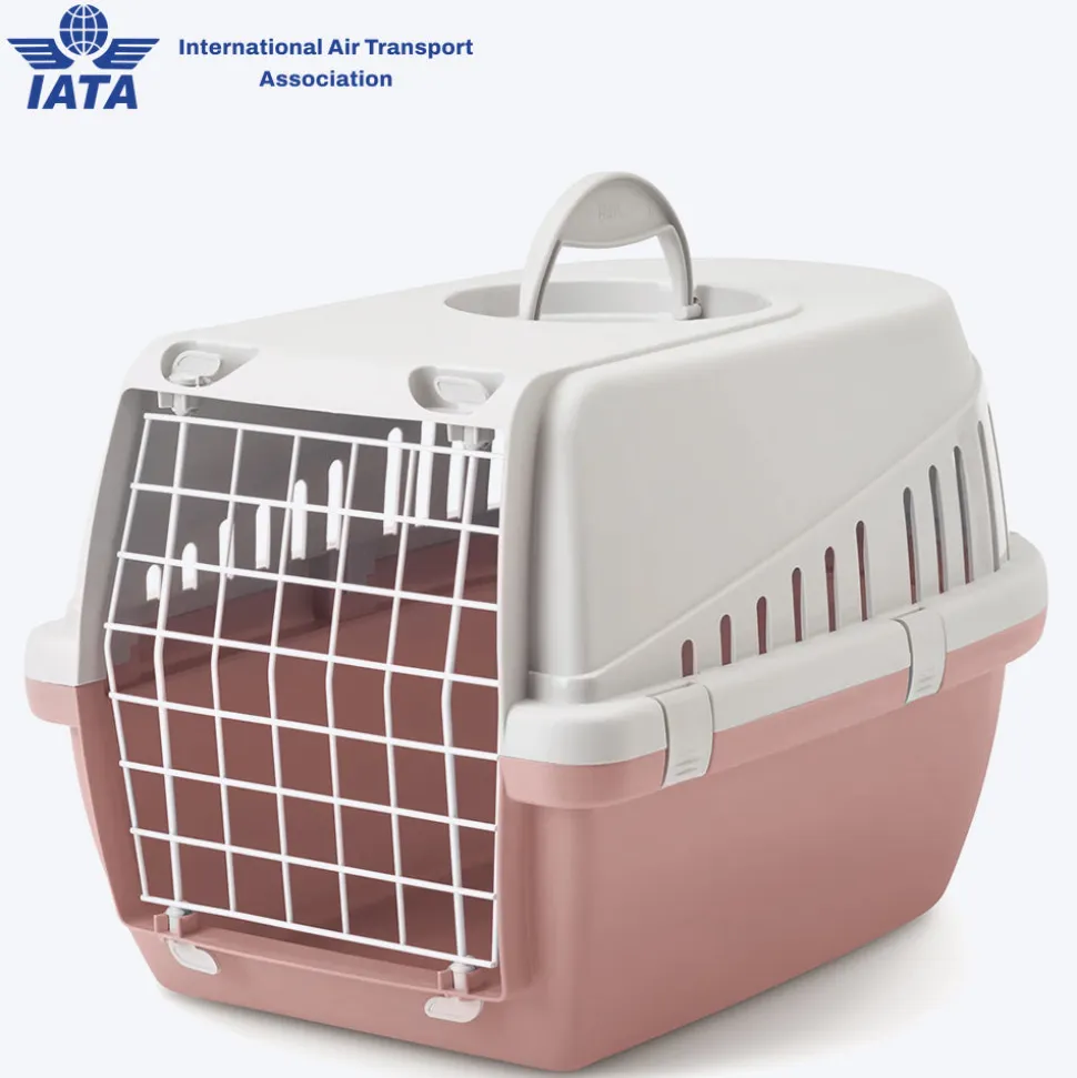 Savic Trotter 2 - Dog & Cat Carrier- Grey Ash Rose - 22 x 15 x 13 inch - Holds up to 7 kg