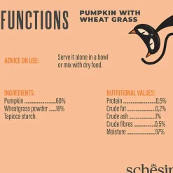 Schesir Function Digestive Topper Pumpkin With Wheat Grass Sensitive Wet Food For Adult Cat - 40 gm