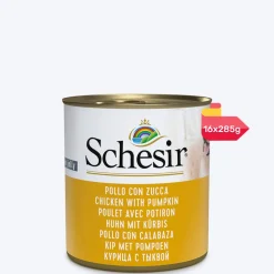 Schesir 46% Chicken with Pumpkin Gravy Wet Dog Food - 285 g