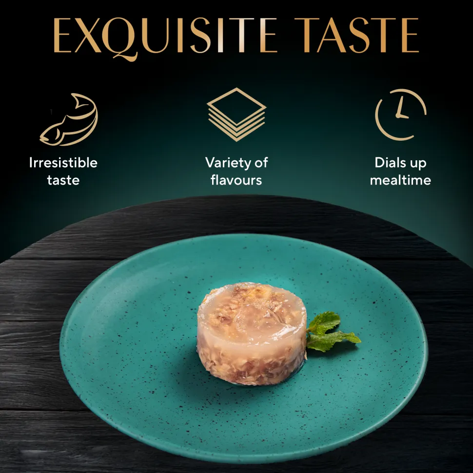 Sheba Deluxe Premium (1+ Years) Succulent Chicken Breast in Gravy Adult Wet Cat Food - 85 gm Packs