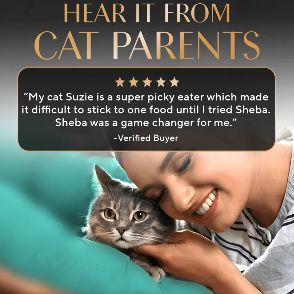 Sheba Deluxe Premium (1+ Years) Succulent Chicken Breast in Gravy Adult Wet Cat Food - 85 gm Packs