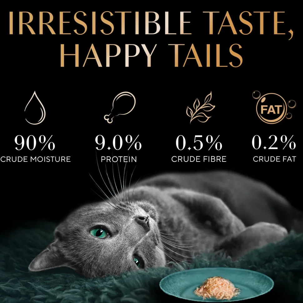 Sheba Deluxe Premium (1+ Years) Succulent Chicken Breast in Gravy Adult Wet Cat Food - 85 gm Packs