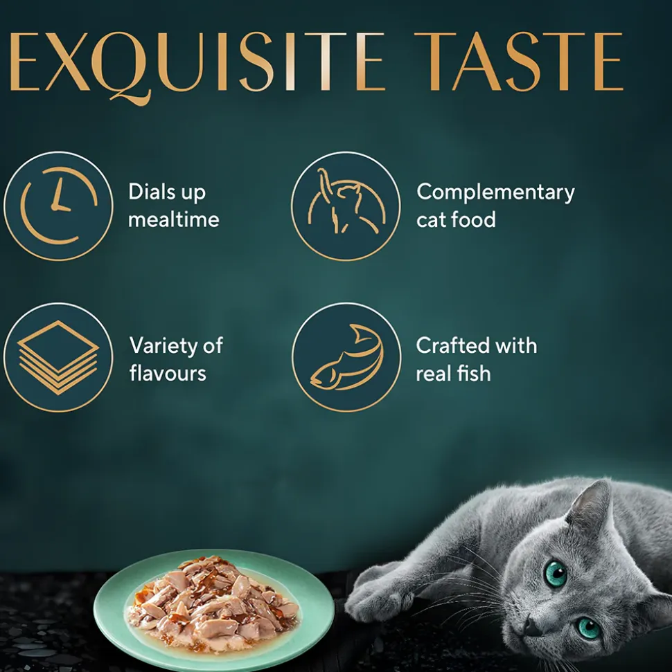 Sheba Fish With Dry Skipjack Flake Adult Cat Wet Food - 35 gm Packs