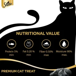 Sheba Melty Premium Maguro Selection Tuna and Tuna & Prawn Flavors Lickable Creamy Cat Treat - 48 gm Packs