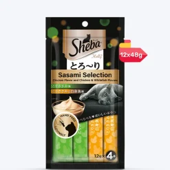 Sheba Melty Premium Sasami Selection Chicken Flavour Lickable Creamy Cat Treat - 48 gm Packs