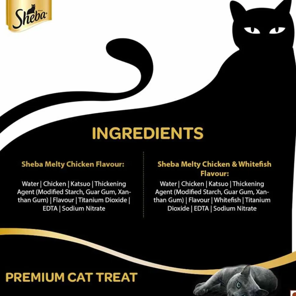 Sheba Melty Premium Sasami Selection Chicken Flavour Lickable Creamy Cat Treat - 48 gm Packs