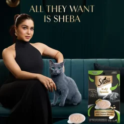 Sheba Melty Spoons Creamy Chicken & Chicken Shreds Treat For Cat - 40 gm Packs