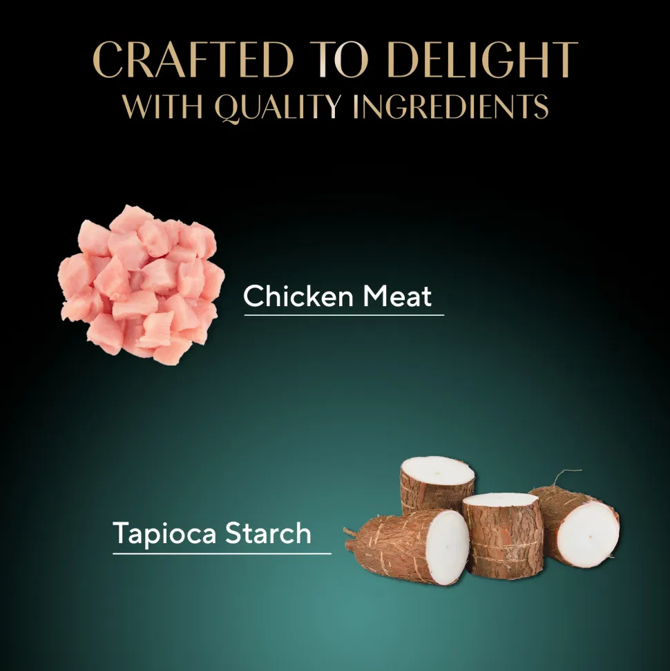Sheba Melty Spoons Creamy Chicken & Chicken Shreds Treat For Cat - 40 gm Packs