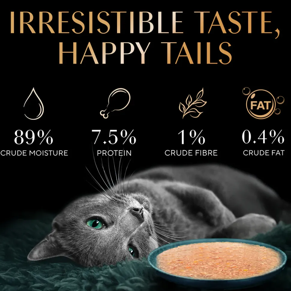 Sheba Rich Premium (1+ Years) Tuna Pumpkin & Carrot In Gravy Adult Wet Cat Food - (28 x 70gm)