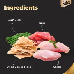 Sheba Rich Premium Adult (1+ Years) Fish with Sasami Flavour Wet Cat Food - (12 x 35gm)