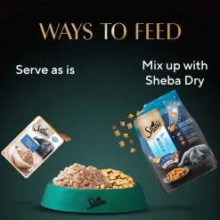 Sheba Rich Premium Adult (1+ Years) Maguro & Bream Flavour Wet Cat Food - 35 g - Packs
