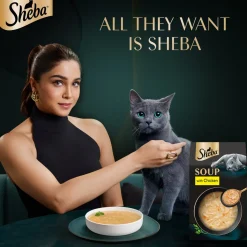Sheba Soup With Chicken Wet Food For Cat - 40 gm x 4 pcs