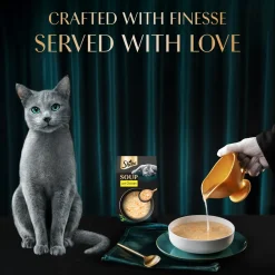 Sheba Soup With Chicken Wet Food For Cat - 40 gm x 4 pcs