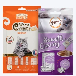 Signature & Gnawlers Salmon Special Treat Combo For Cat