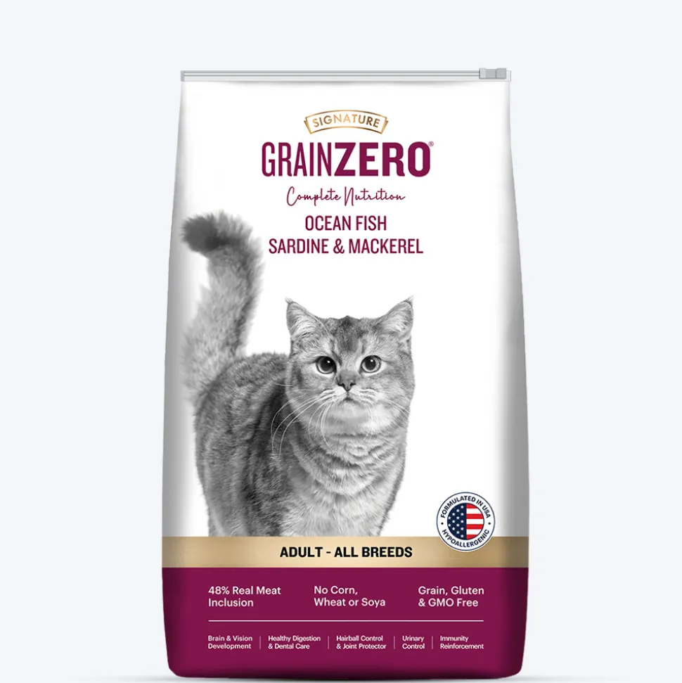 Signature Grain Zero Adult Dry Cat Food (All Breed Formula)