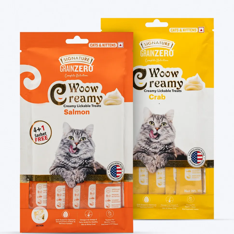 Signature Grain Zero Whiskerlicious Treats Combo For Cat & Kitten