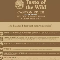 Taste of the Wild Grain Free Dry Cat Food (Trout & Smoked Salmon) - 2 kg