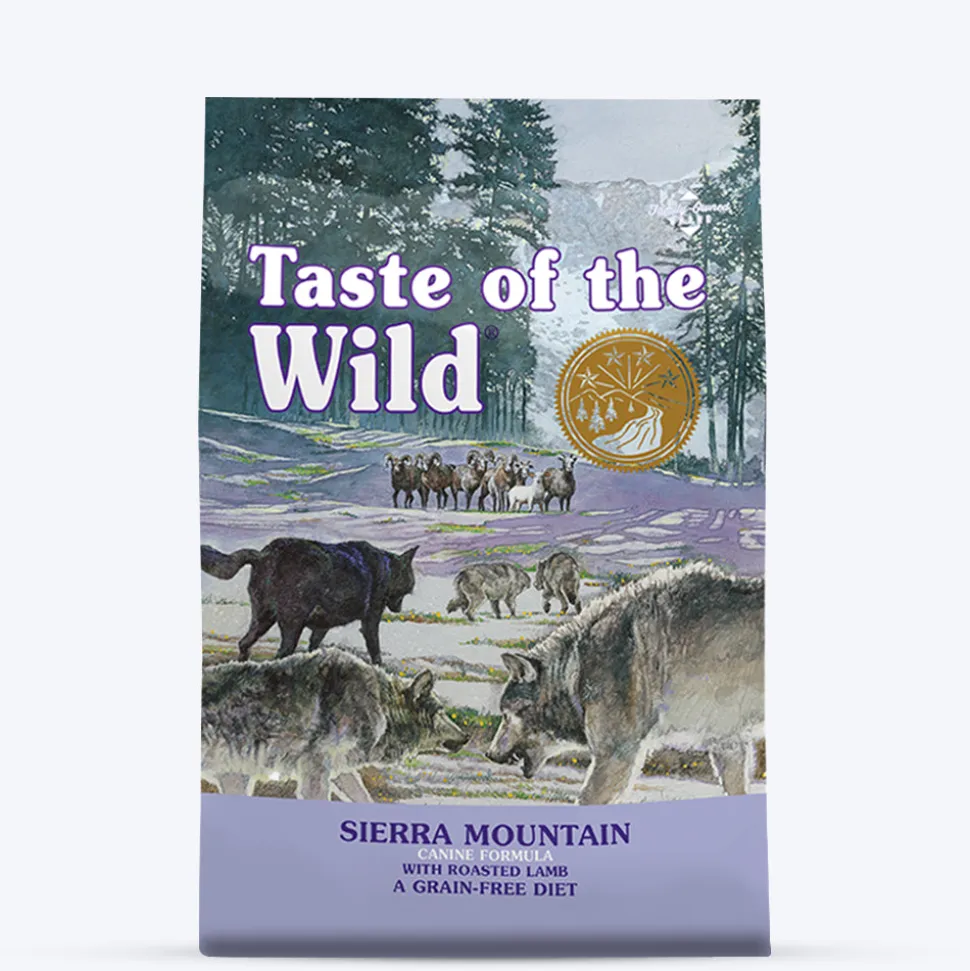 Taste of the Wild Sierra Mountain Canine Recipe Grain Free Dry Dog Food - Roasted Lamb