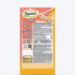 Temptations Creamy Purrrr-ee Lickable Cat Treat, Salmon & Cheese Flavour - 48g (4 pieces)