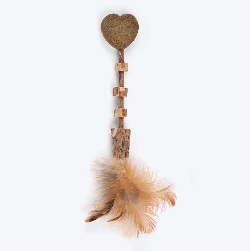 TLC Matatabi Whisker Teaser Toy For Cat With Catnip - Brown