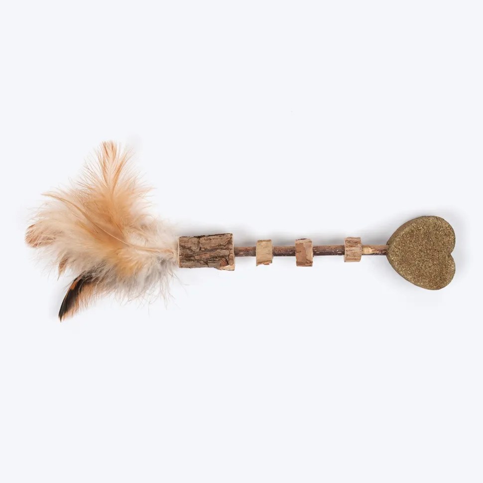 TLC Matatabi Whisker Teaser Toy For Cat With Catnip - Brown