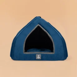 TLC Bedding With Removable Cushion For Cat & Puppy - Navy & Grey