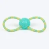TLC Bite Loop Rope Toy For Dog - Yellow & Turquoise