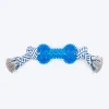 TLC Bone Rope Toy For Dog - Navy & White
