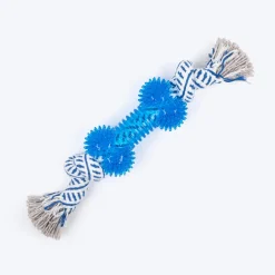 TLC Bone Rope Toy For Dog - Navy & White