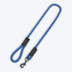 TLC Melange Rope Leash For Dog - Blue