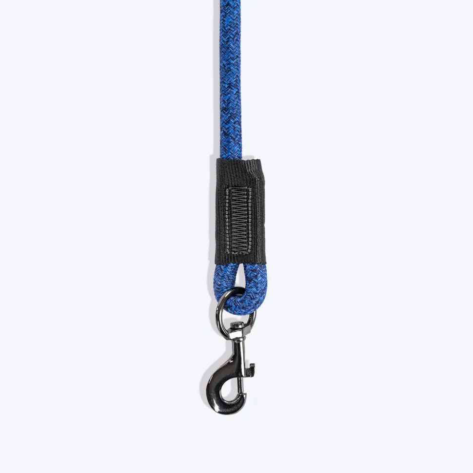 TLC Melange Rope Leash For Dog - Blue