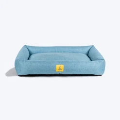 TLC Nesting Nook Bed For Dog - Aqua Blue