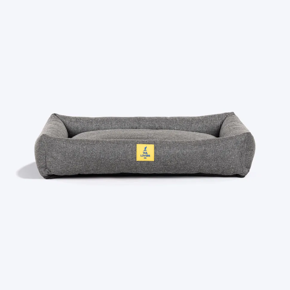 TLC Nesting Nook Bed For Dog - Charcoal Grey