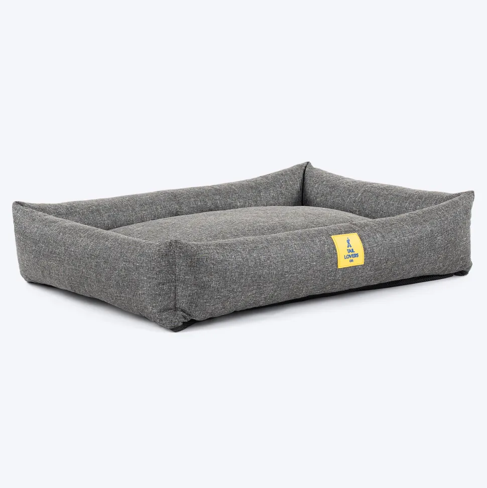 TLC Nesting Nook Bed For Dog - Charcoal Grey