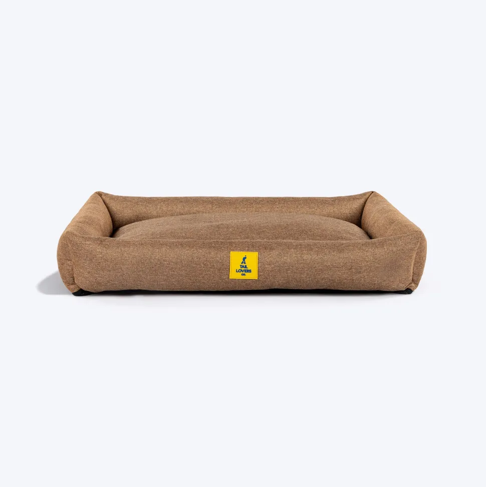 TLC Nesting Nook Bed For Dog - Golden Brown