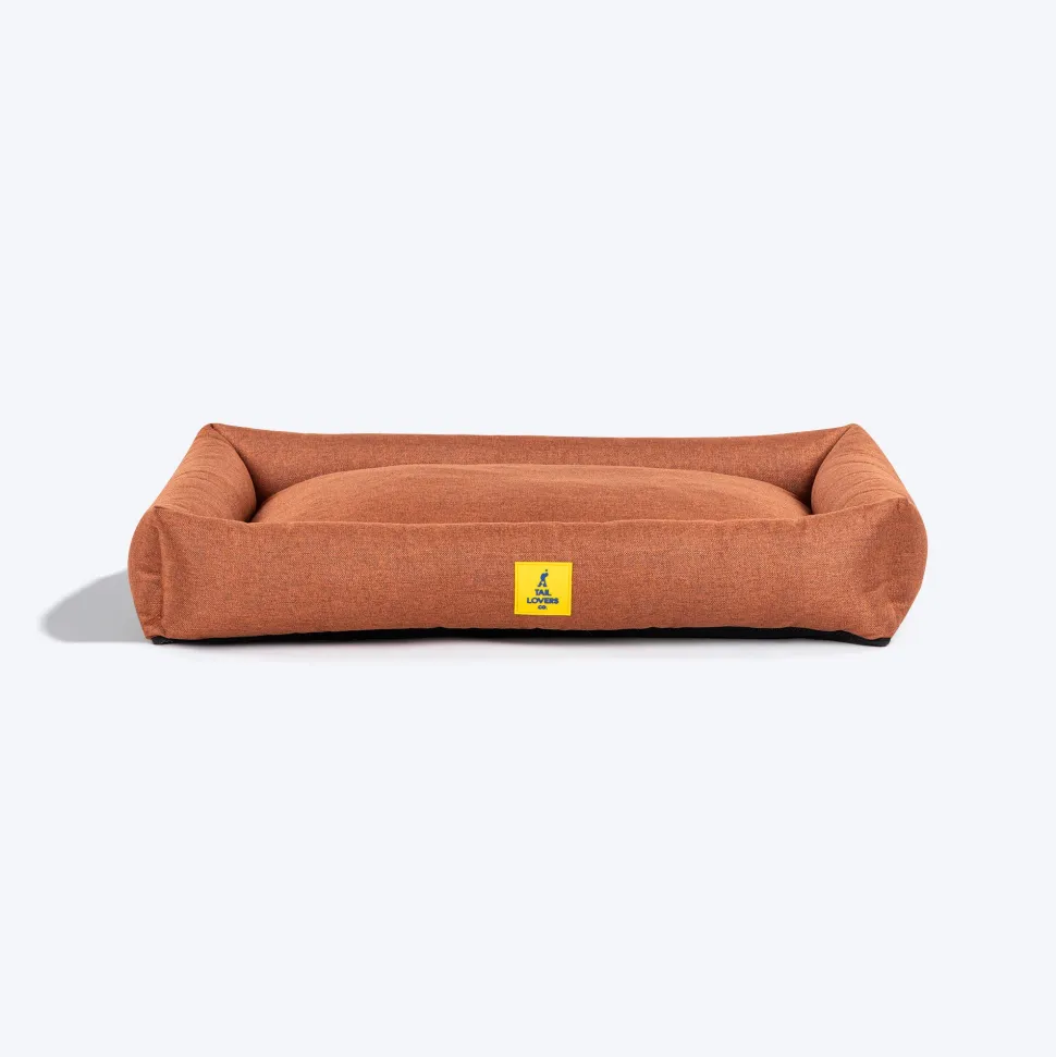 TLC Nesting Nook Bed For Dog - Rust