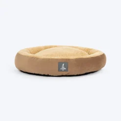 TLC Round Retreat Bed For Dog & Cat - Brown
