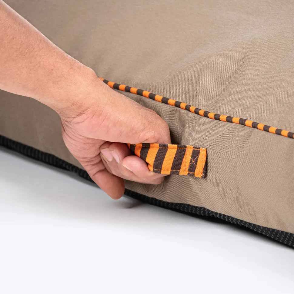 TLC Sandstone Flat Heaven Bed For Dog - Light Brown