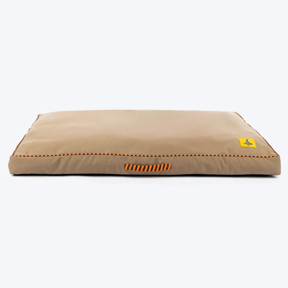 TLC Sandstone Flat Heaven Bed For Dog - Light Brown